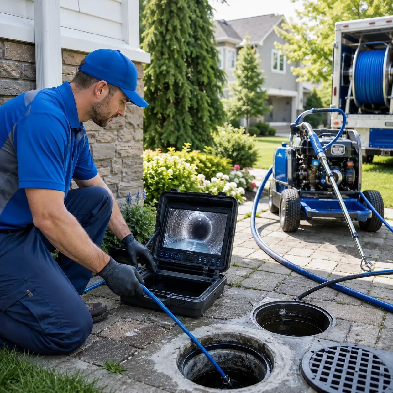 Outdoor drain cleaning professionals serving West Middletown, PA